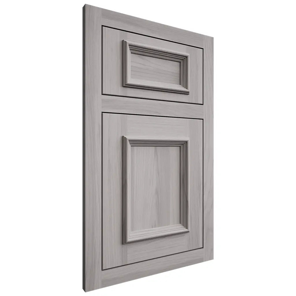 Shiloh Cabinetry Flush Inset Charleston Hickory Plain Cut Stratus Door