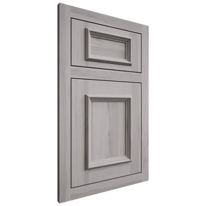 Shiloh Cabinetry Flush Inset Charleston Hickory Plain Cut Stratus Door