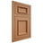 Shiloh Cabinetry Flush Inset Charleston Maple Plain Cut Cashmere Door