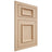Shiloh Cabinetry Flush Inset Charleston Maple Plain Cut Natural Door
