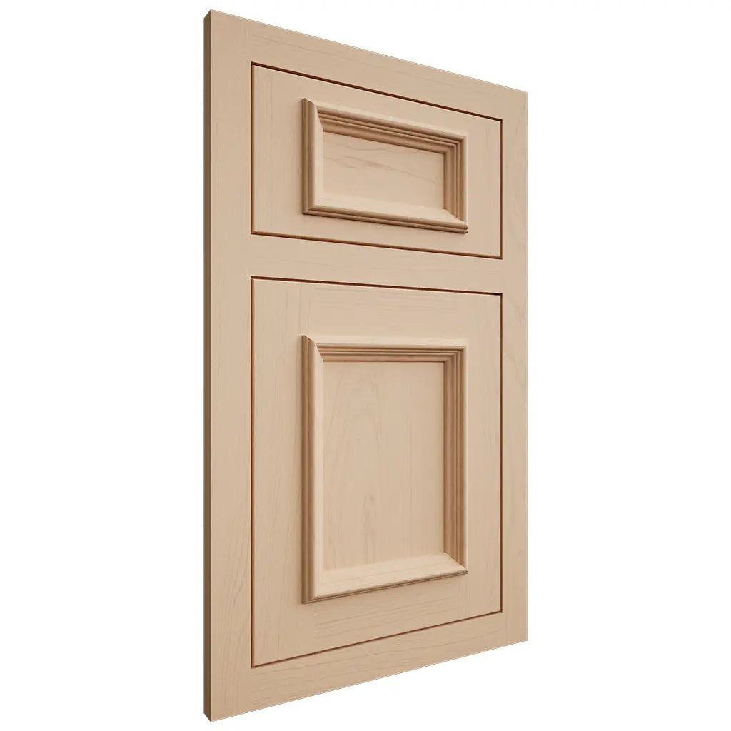 Shiloh Cabinetry Flush Inset Charleston Maple Plain Cut Natural Door