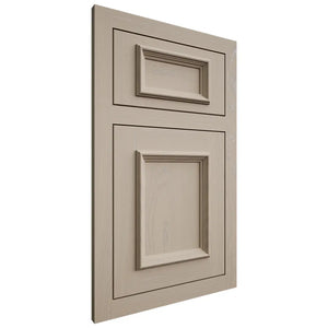 Shiloh Cabinetry Flush Inset Charleston Maple Plain Cut Pebble Door
