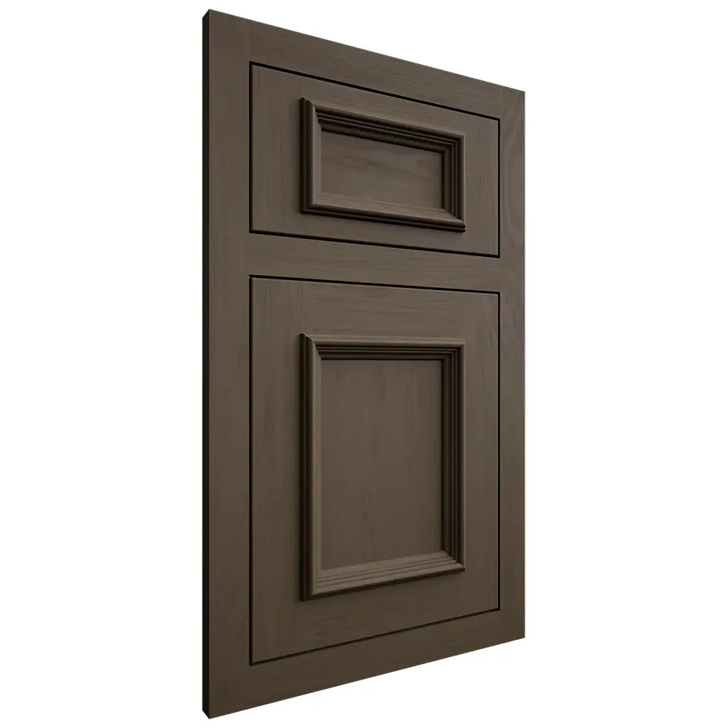 Shiloh Cabinetry Flush Inset Charleston Maple Plain Cut Perfect Brown Door