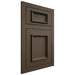 Shiloh Cabinetry Flush Inset Charleston Maple Plain Cut Perfect Brown Door