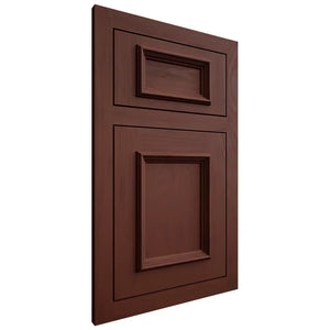 Shiloh Cabinetry Flush Inset Charleston Maple Plain Cut Sable Door