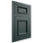 Shiloh Cabinetry Flush Inset Charleston Paintable Billiard Green Door