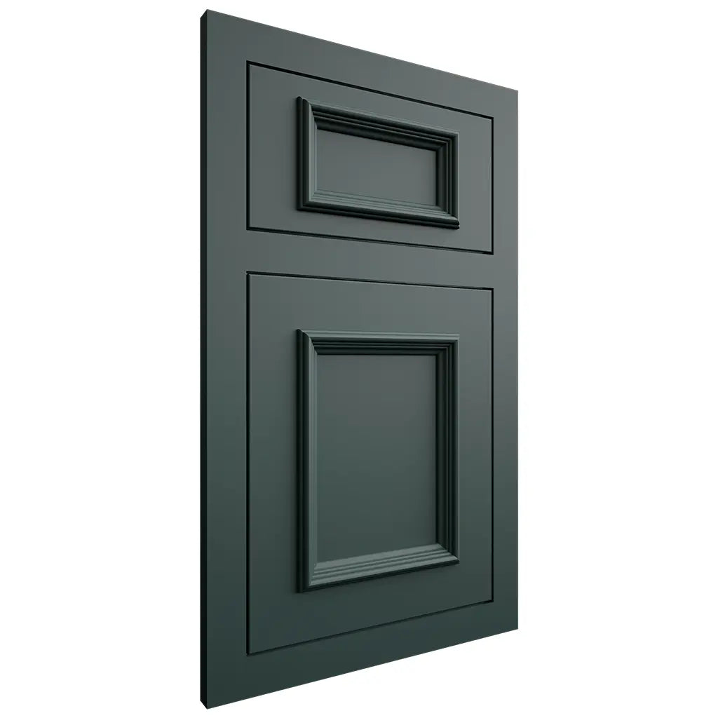 Shiloh Cabinetry Flush Inset Charleston Paintable Billiard Green Door