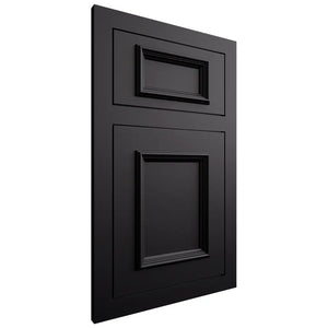 Shiloh Cabinetry Flush Inset Charleston Paintable Black Door