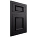 Shiloh Cabinetry Flush Inset Charleston Paintable Black Door