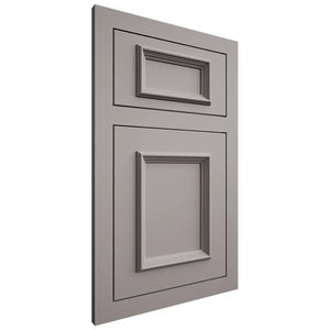 Shiloh Cabinetry Flush Inset Charleston Paintable Dovetail Gray Door