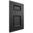 Shiloh Cabinetry Flush Inset Charleston Paintable Iron Ore Door