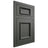 Shiloh Cabinetry Flush Inset Charleston Paintable Pewter Green Door