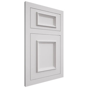 Shiloh Cabinetry Flush Inset Charleston Paintable Pure White Door