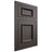 Shiloh Cabinetry Flush Inset Charleston Paintable Urbane Bronze Door