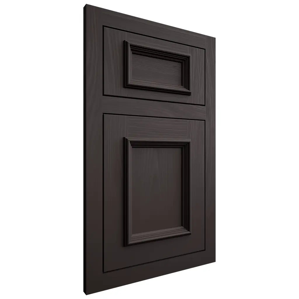 Shiloh Cabinetry Flush Inset Charleston Poplar Plain Cut Carbon Door
