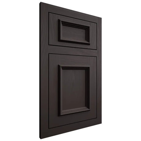Shiloh Cabinetry Flush Inset Charleston Poplar Plain Cut Carbon Door
