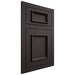 Shiloh Cabinetry Flush Inset Charleston Poplar Plain Cut Carbon Door