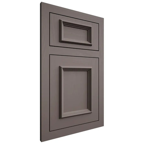 Shiloh Cabinetry Flush Inset Charleston Poplar Plain Cut Heatherstone Door