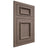 Shiloh Cabinetry Flush Inset Charleston Poplar Plain Cut River Rock Door
