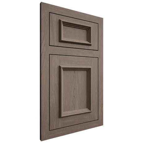Shiloh Cabinetry Flush Inset Charleston Poplar Plain Cut River Rock Door