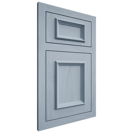 Shiloh Cabinetry Flush Inset Charleston Poplar Plain Cut Sky Door
