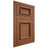 Shiloh Cabinetry Flush Inset Charleston Red Oak Plain Cut Braun Door