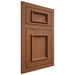 Shiloh Cabinetry Flush Inset Charleston Red Oak Plain Cut Braun Door