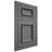 Shiloh Cabinetry Flush Inset Charleston Red Oak Plain Cut Cadet Door