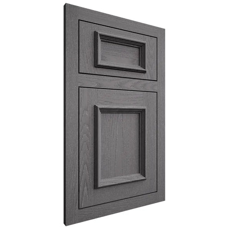 Shiloh Cabinetry Flush Inset Charleston Red Oak Plain Cut Cadet Door
