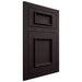 Shiloh Cabinetry Flush Inset Charleston Red Oak Plain Cut Espresso Door