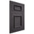 Shiloh Cabinetry Flush Inset Charleston Red Oak Plain Cut Harbor Door