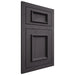 Shiloh Cabinetry Flush Inset Charleston Red Oak Plain Cut Harbor Door