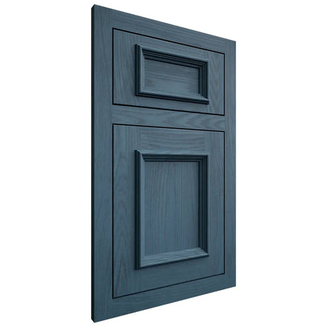 Shiloh Cabinetry Flush Inset Charleston Red Oak Plain Cut Hudson Door