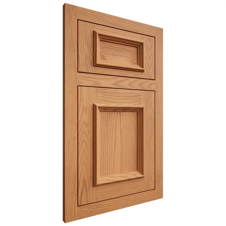 Shiloh Cabinetry Flush Inset Charleston Red Oak Plain Cut Medium Door
