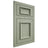 Shiloh Cabinetry Flush Inset Charleston Red Oak Plain Cut Moss Door