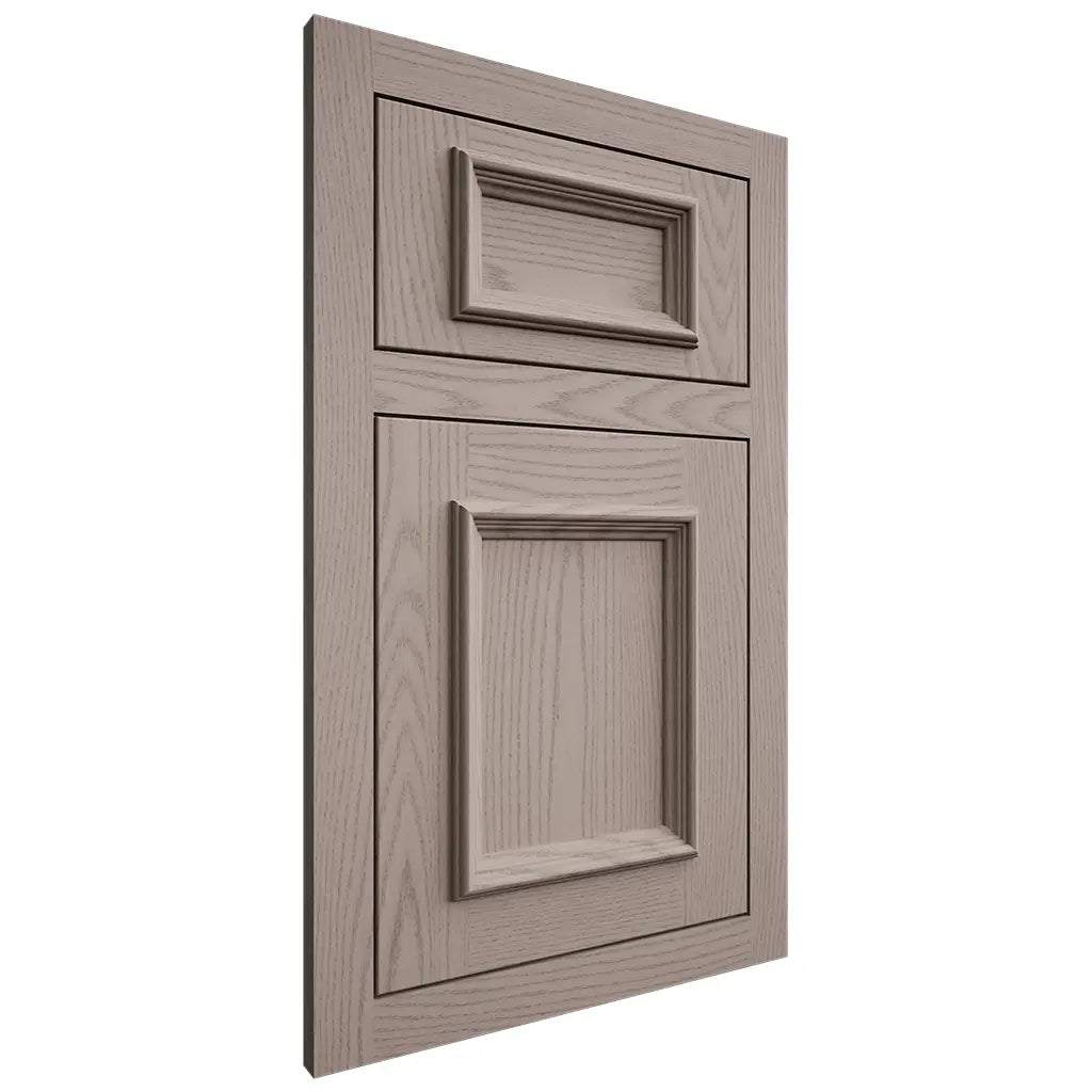 Shiloh Cabinetry Flush Inset Charleston Red Oak Plain Cut Sterling Door