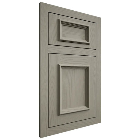Shiloh Cabinetry Flush Inset Charleston Red Oak Plain Cut Thyme Door