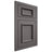 Shiloh Cabinetry Flush Inset Charleston Walnut Plain Cut Cadet Door