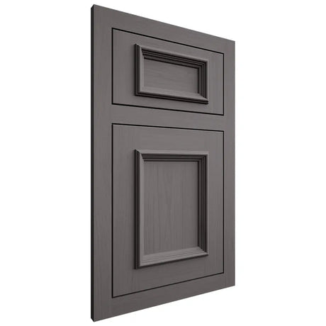 Shiloh Cabinetry Flush Inset Charleston Walnut Plain Cut Cadet Door