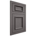Shiloh Cabinetry Flush Inset Charleston Walnut Plain Cut Cadet Door
