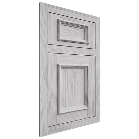 Shiloh Cabinetry Flush Inset Charleston Walnut Plain Cut Stratus Door