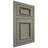 Shiloh Cabinetry Flush Inset Charleston Walnut Plain Cut Thyme Door