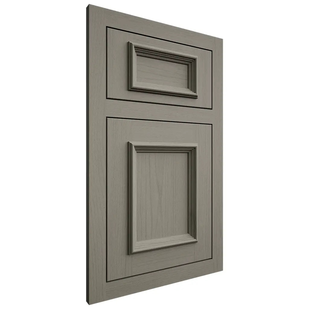 Shiloh Cabinetry Flush Inset Charleston Walnut Plain Cut Thyme Door