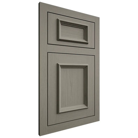 Shiloh Cabinetry Flush Inset Charleston Walnut Plain Cut Thyme Door