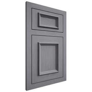 Shiloh Cabinetry Flush Inset Charleston White Oak Plain Cut Cadet Door