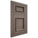 Shiloh Cabinetry Flush Inset Charleston White Oak Plain Cut Clay Door