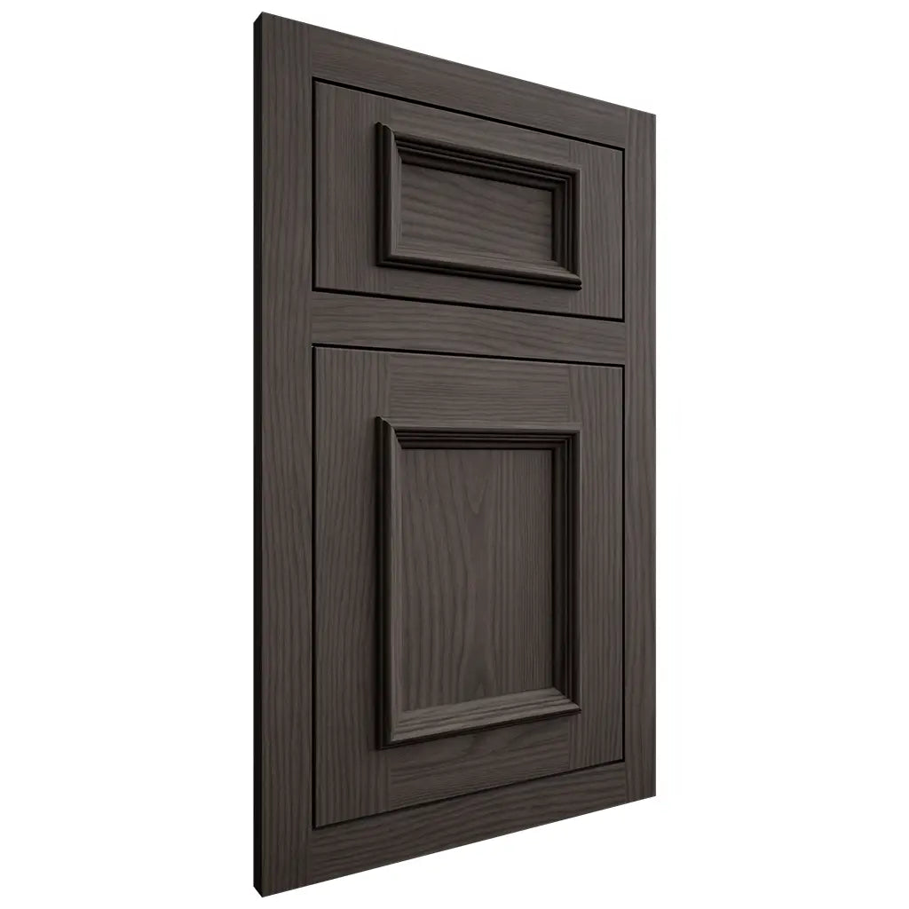 Shiloh Cabinetry Flush Inset Charleston White Oak Plain Cut Creekside Door
