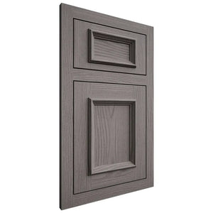 Shiloh Cabinetry Flush Inset Charleston White Oak Plain Cut Flagstone Door