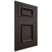 Shiloh Cabinetry Flush Inset Charleston White Oak Plain Cut Morel Door