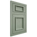Shiloh Cabinetry Flush Inset Charleston White Oak Plain Cut Moss Door